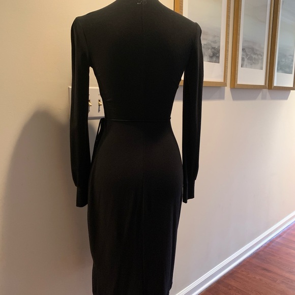 BLUMARINE EMBELLISHED RHINESTONE WRAP DRESS - Picture 6 of 6